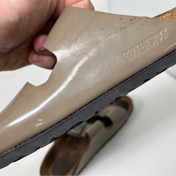 For repair Birkenstock Brown Arizona Sandal Size 37 See pics, (((Needs Repair) - Picture 4 of 16